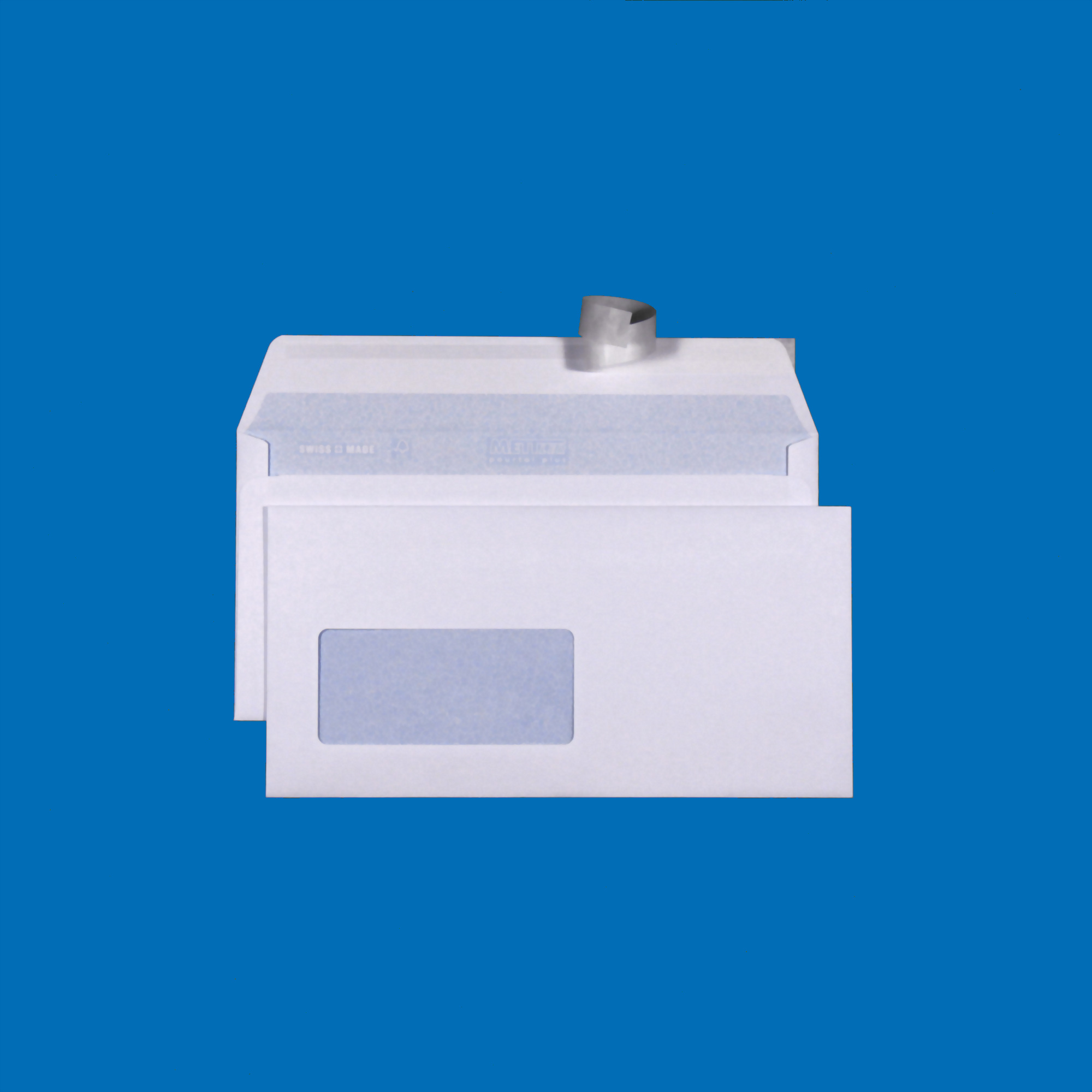 C5/6 Couvert, Fenster links, haftklebend, Ultraweiss FSC – Mettler Couvert