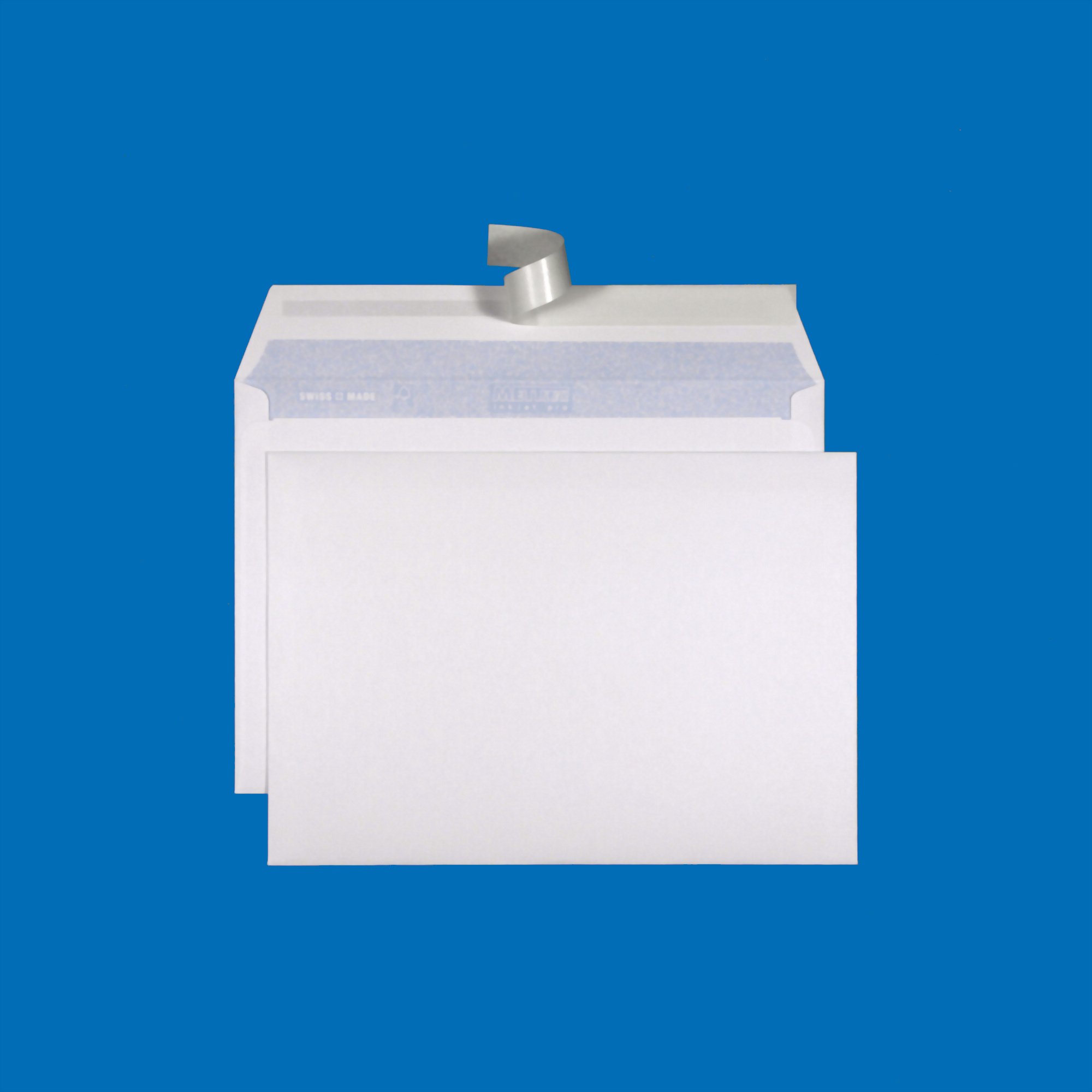 C5 Couvert, ohne Fenster, haftklebend, Ultraweiss FSC – Mettler Couvert