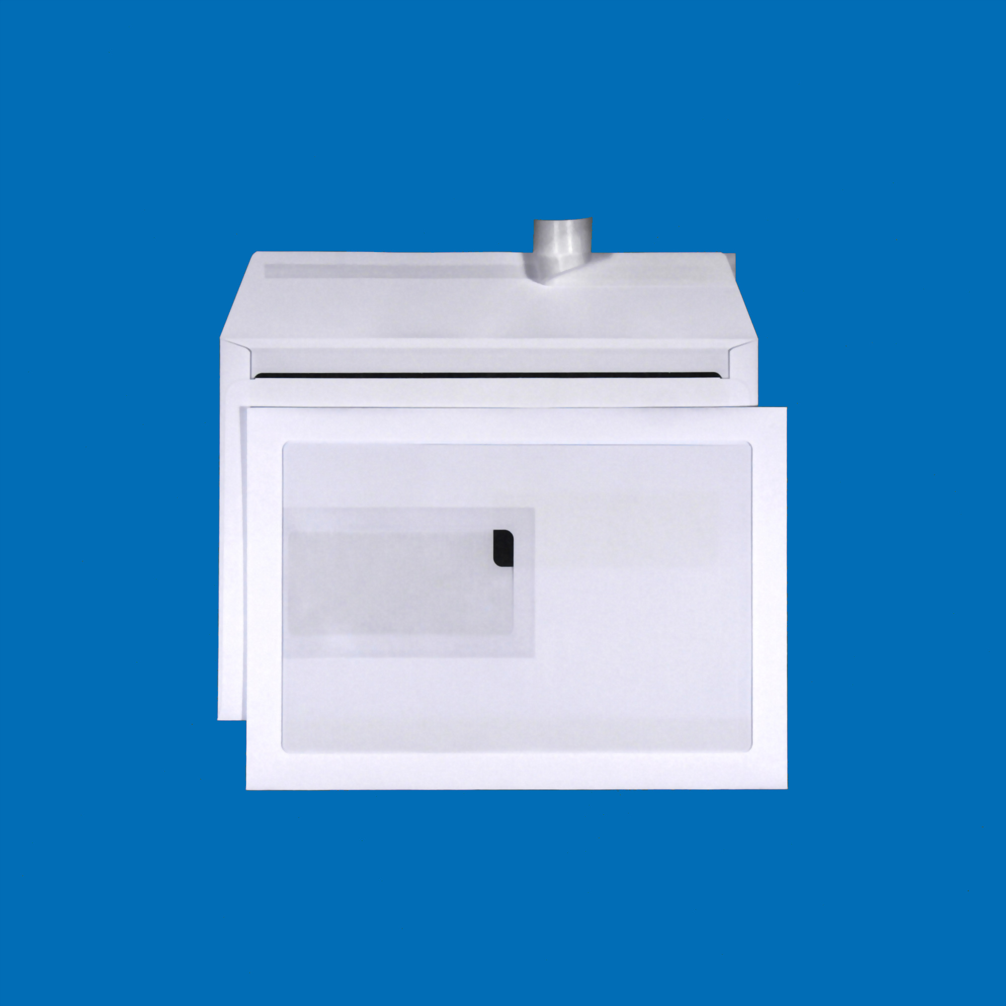 C5 Couvert, Fenster rechts, haftklebend, Ultraweiss FSC – Mettler Couvert