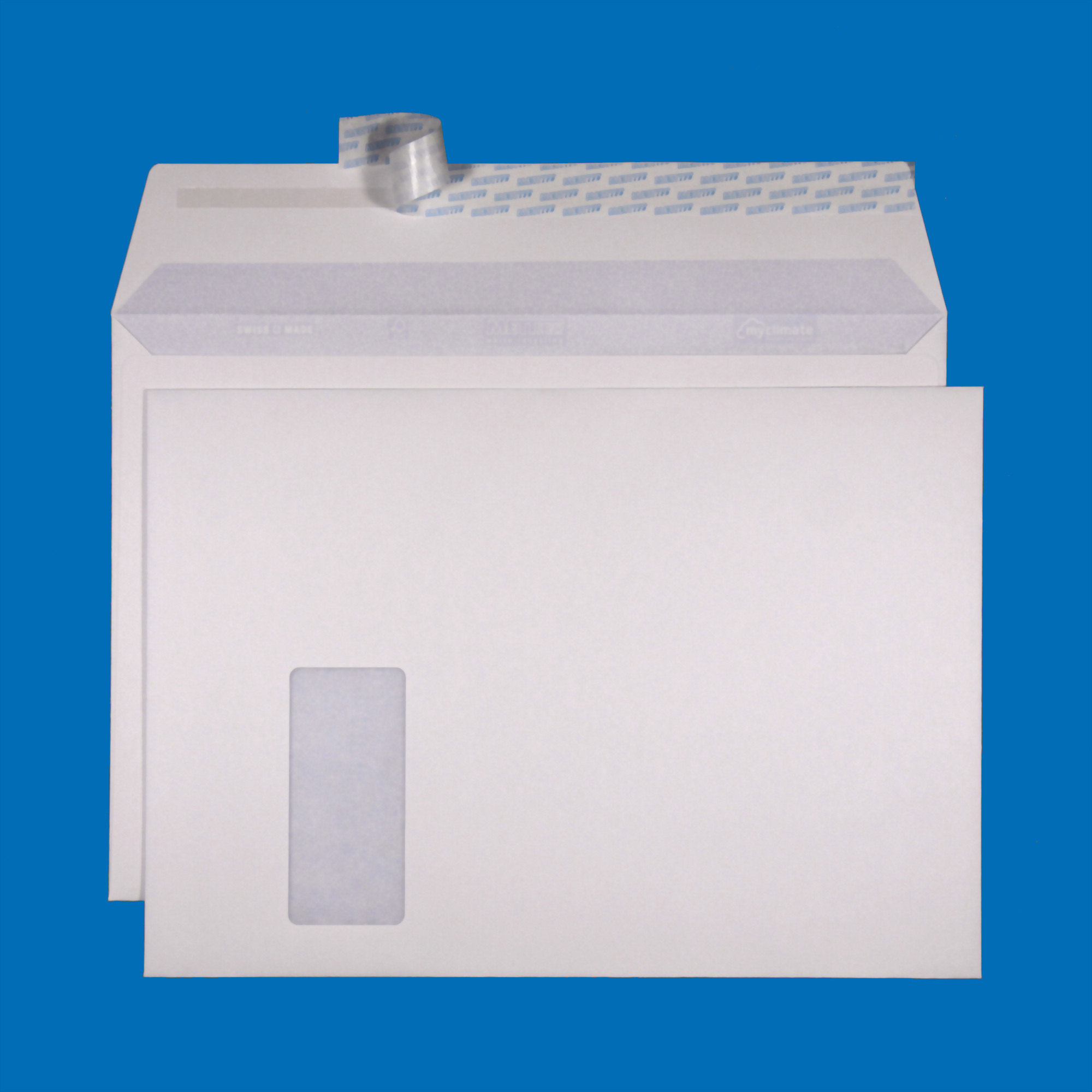 C4 Couvert, Fenster links, haftklebend, Recycling mit Blauem Engel – Mettler Couvert