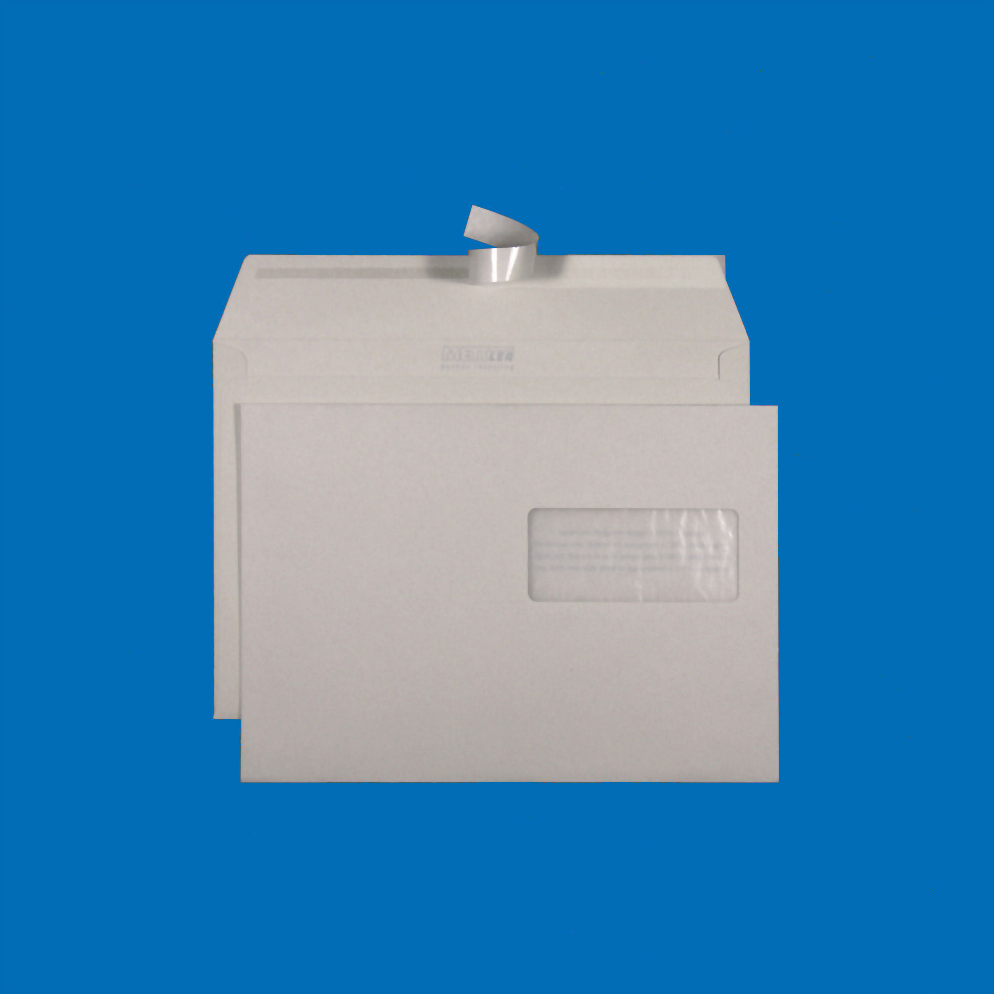 C5 Couvert, Fenster rechts, haftklebend, Recycling mit Blauem Engel – Mettler Couvert