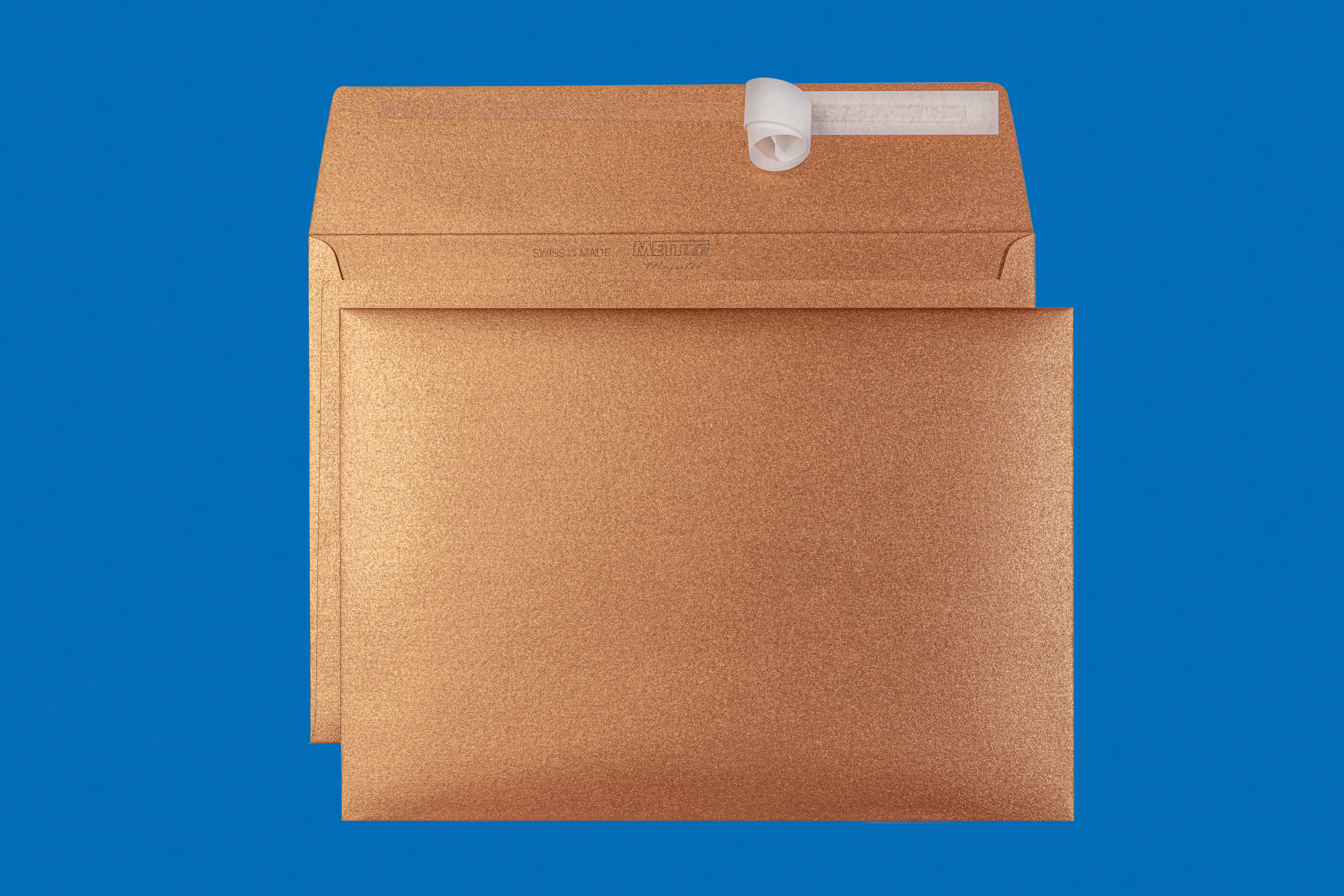 C5 Couvert metallic Casino Gold, ohne Fenster, haftklebend (25 Stk.) – Mettler Couvert